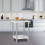 Living And Home (1xWork Bench no Wheels) Stainless Steel Catering Table Pre Work Bench Worktop 1