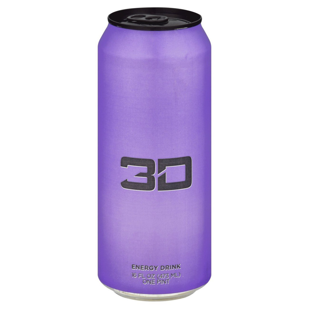 3D Grape Energy Drink (473ml) 
