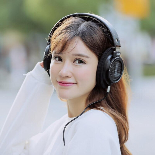 (Black) Shp9500 Hifi Headphone Wired Detachable 3m Cable Headset 1