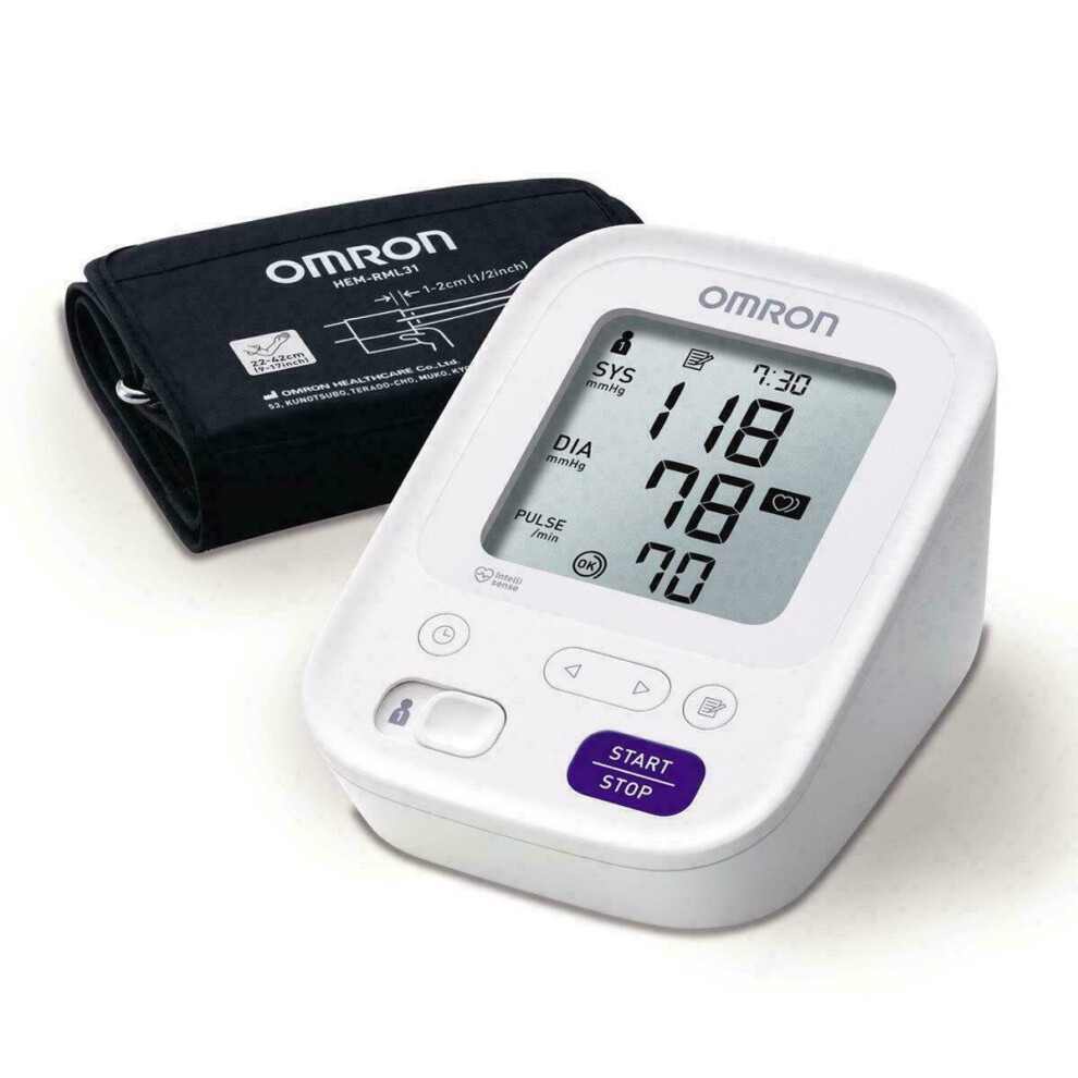 Omron M3 HEM-7154-E Blood Pressure Monitor With Easy Cuff 22-42cm