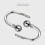 Imperial Rooms (Chrom - Plain Ball) 2 X Plain Metal Curtain Hold Backs Black Chrome Brushed Silver Wall Tie Backs Holder 1