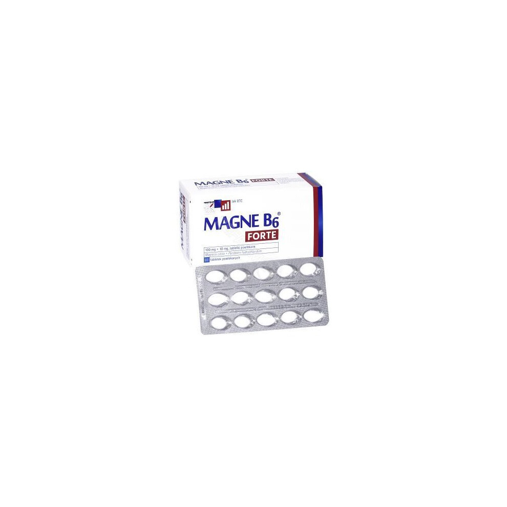 MAGNE B6 Forte 60 tablets, magnesium B6