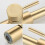 Jiuzhuo Brushed Gold Touch Kitchen Mixer Tap Stailess Steel Pull Out Spray Single Handle 7