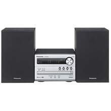 Panasonic SC-PM250EB-S Micro Hi-Fi Bluetooth Speaker System, Black and Silver