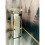 Tall Crushed Crystal Pillar Candle Holder Stand Jewel Diamante Mirror 3