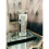 Tall Crushed Crystal Pillar Candle Holder Stand Jewel Diamante Mirror 2