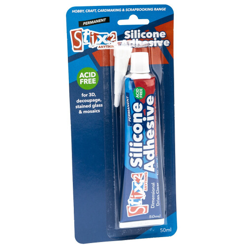 50ml Clear Dry Silicone Craft Glue With Nozzle