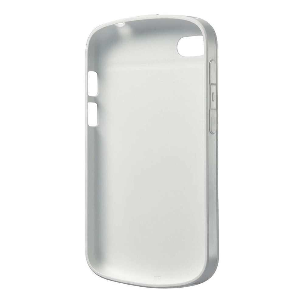 Genuine BlackBerry White Soft Shell Case Cover for Q10 ACC-50724-202