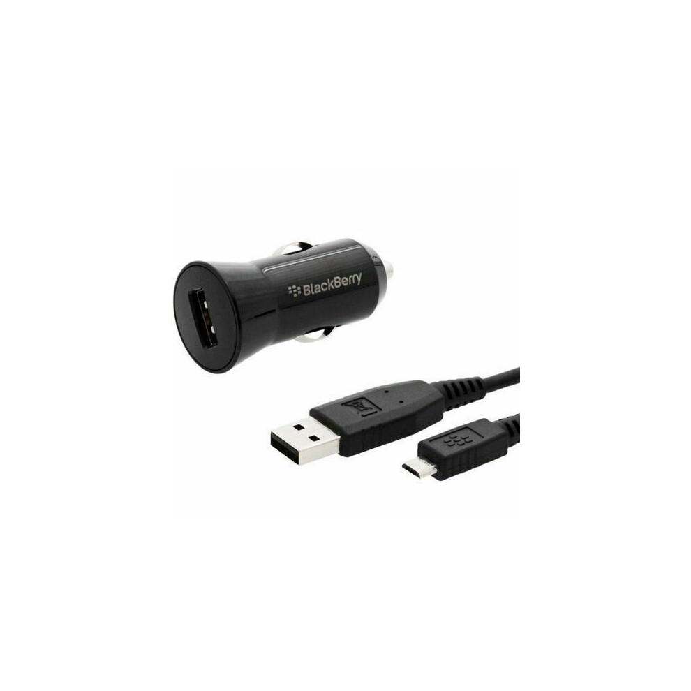 Blackberry In Car USB Micro USB 12V Charger VP-1000 ACC-41857-201