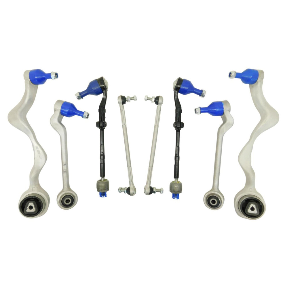 NEW BMW 1/3-Series E90/E91/E92/E87/E81/E82 Drivers & Passenger Side Front Suspension Control Arm Wishbone Kit Set x8