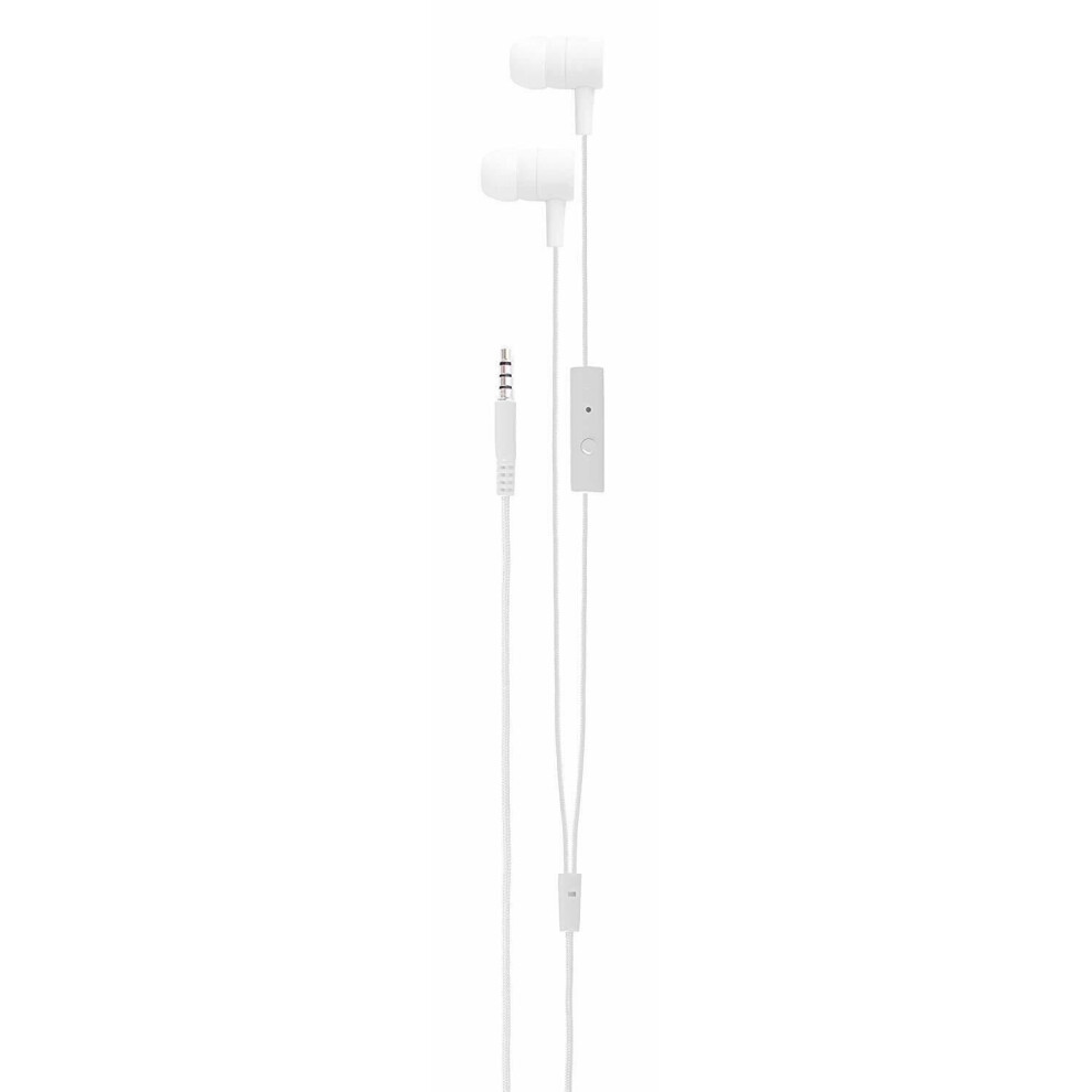 Xqisit Ie20ãÂ Stereo 3.5Mm In Ear Headset Headphones 18734 White 4029948022666
