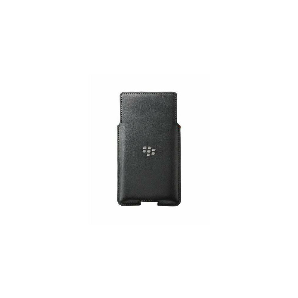 Genuine BlackBerry Priv Leather Pocket Pouch Case Cover Black ACC-62172-001