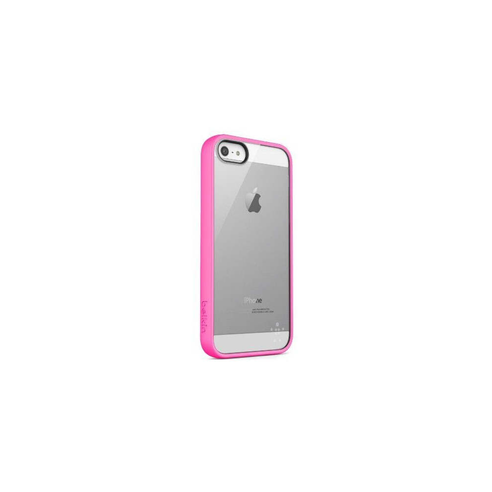 Belkin Candy Case / View Case for iPhone 5 in Clear/ Day Glow Pink