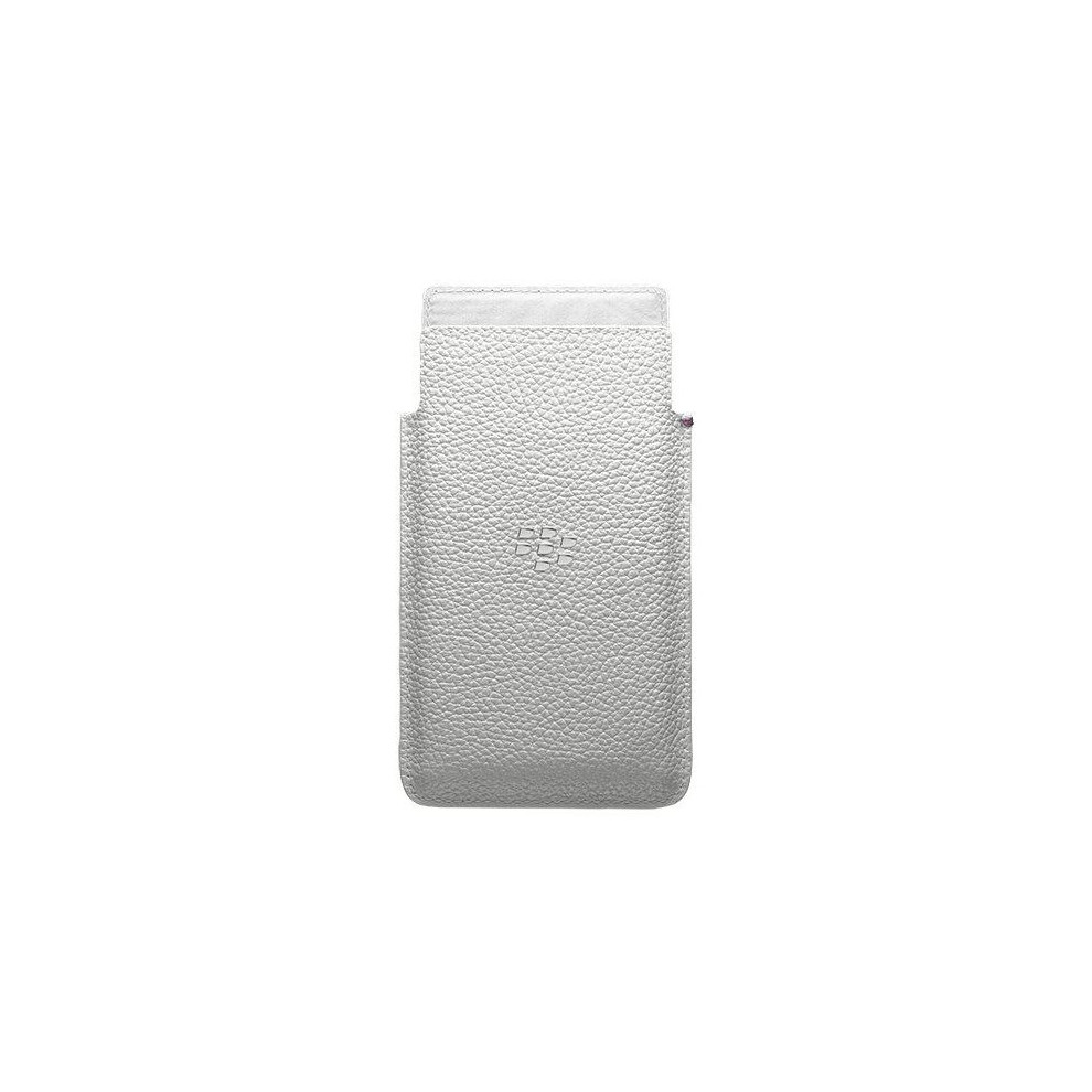 BlackBerry ACC-60115-002 Leather Case for Leap - White