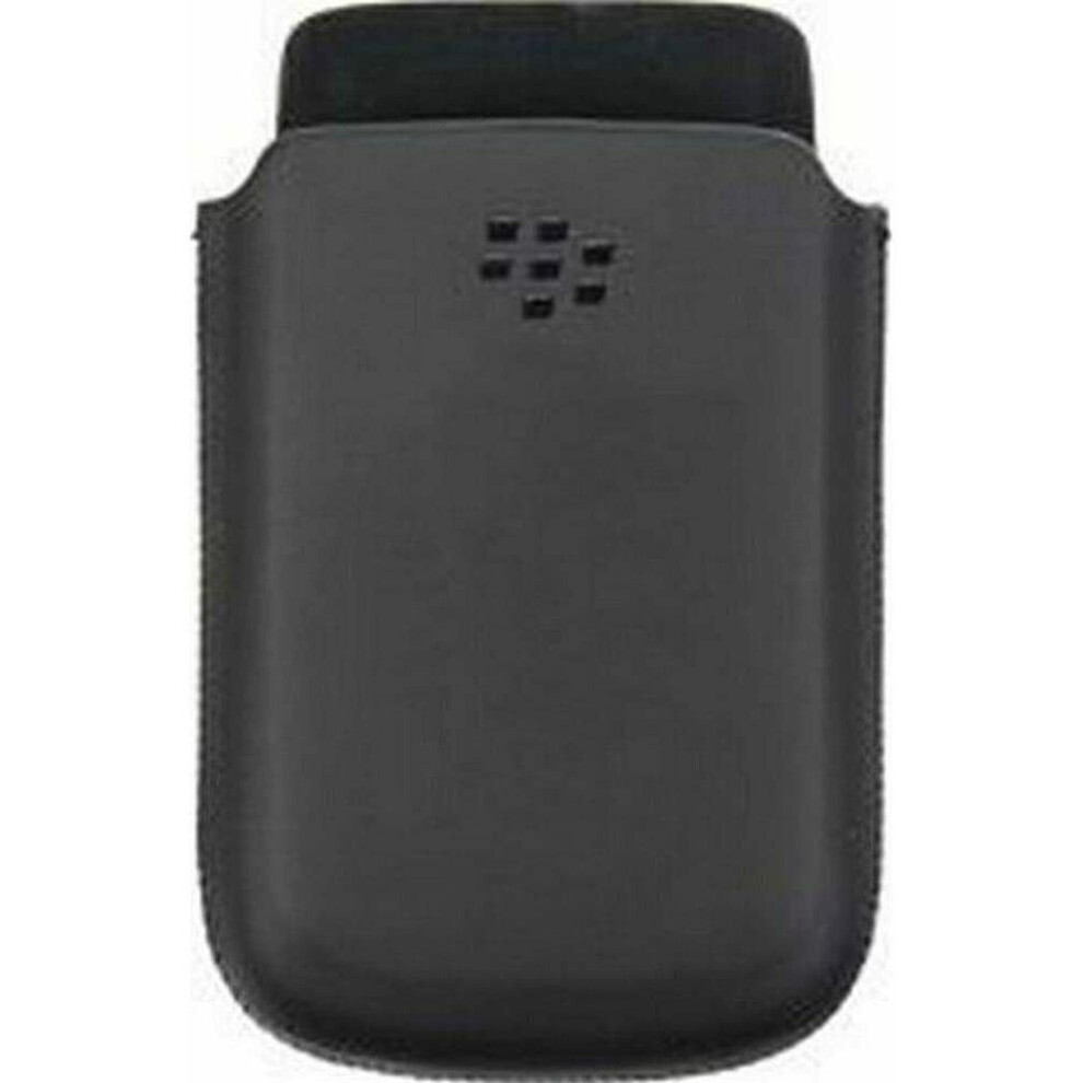 BlackBerry Torch 9800 Black PU Leather Pocket Case Cover ACC-32836-201