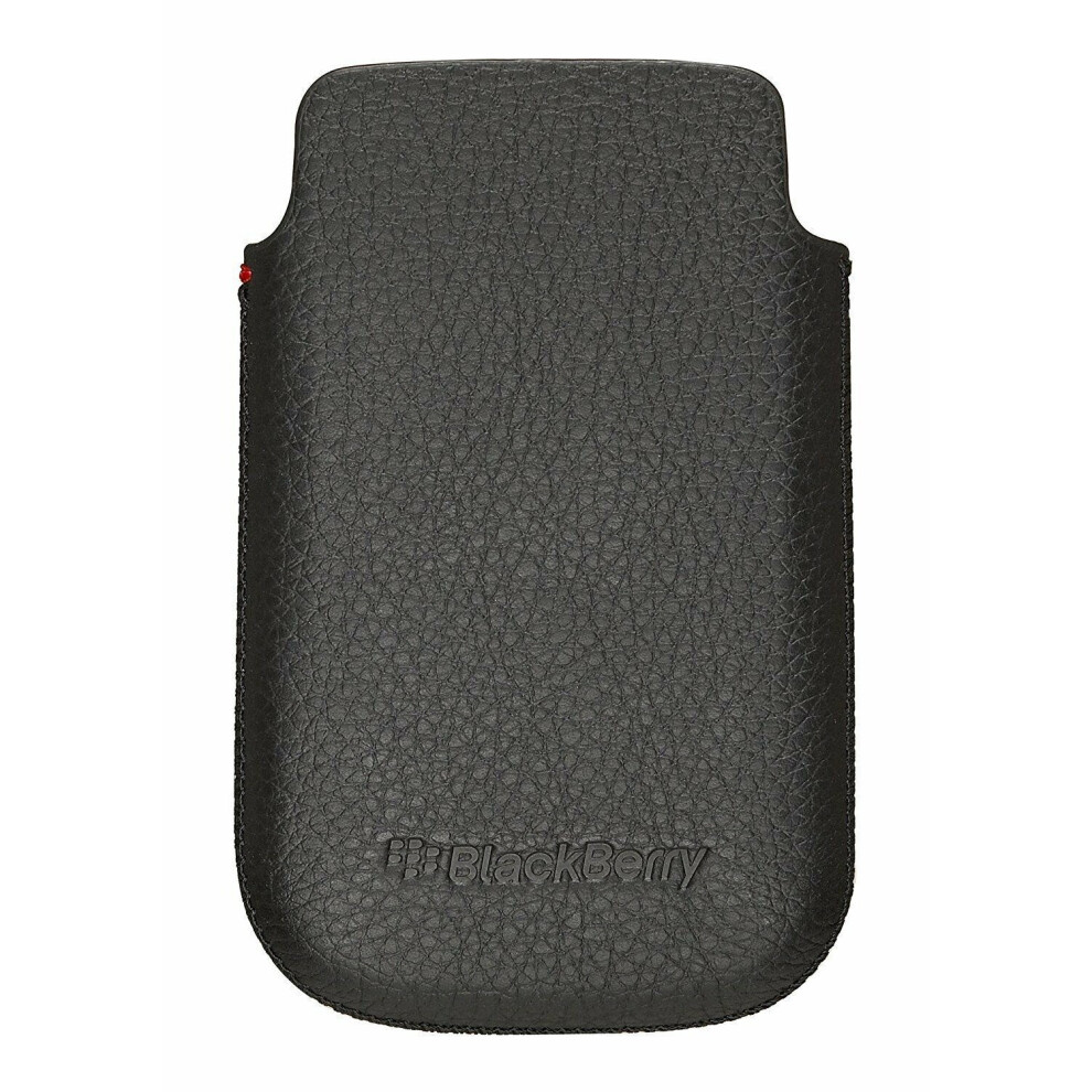 Genuine BlackBerry Torch 9800 9810 Black Leather Pocket Case Pouch ACC-43971-201