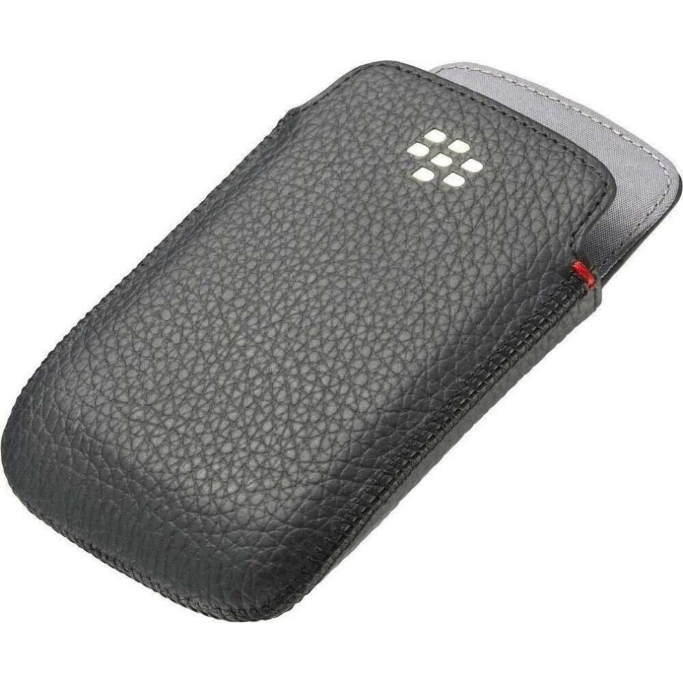 BlackBerry Black Leather Pocket Pouch Case for Bold 9790 ACC-41817-201