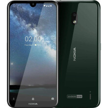 Genuine Nokia 2.2 Xpress On Cover Case XP-222 Dark Green 8P00000065