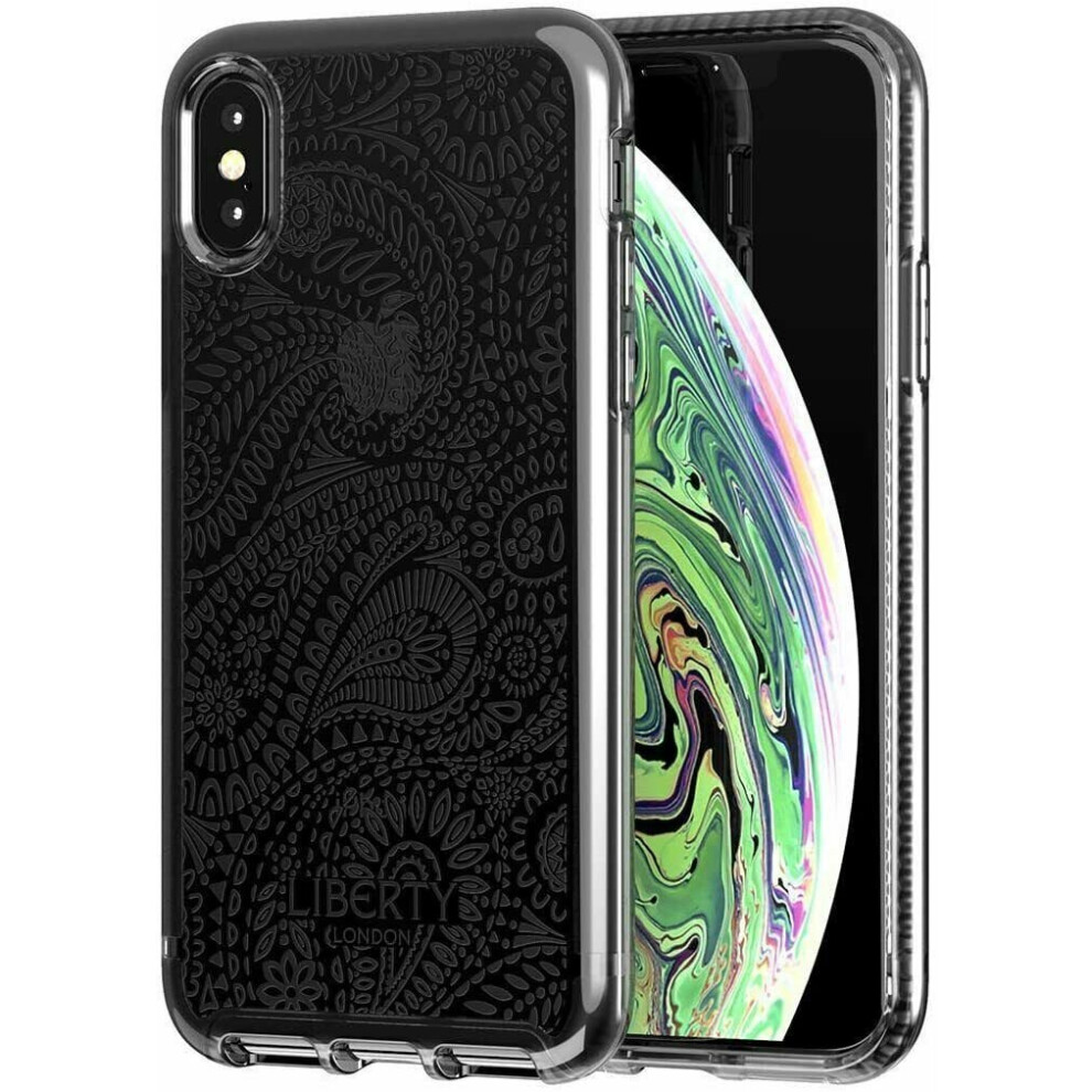 Tech21 Pure Print Arundel Black Case Cover for iphone X XS Max 6.5" T21-615