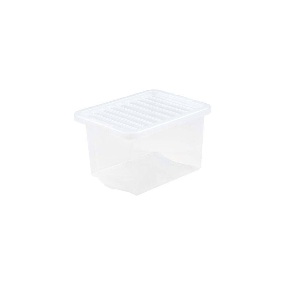 (24L) Wham Crystal Clear Storage Boxes