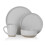 Tower Tower BO867007WHT Avena 16 Piece Dinnerware Set Linen, White 1