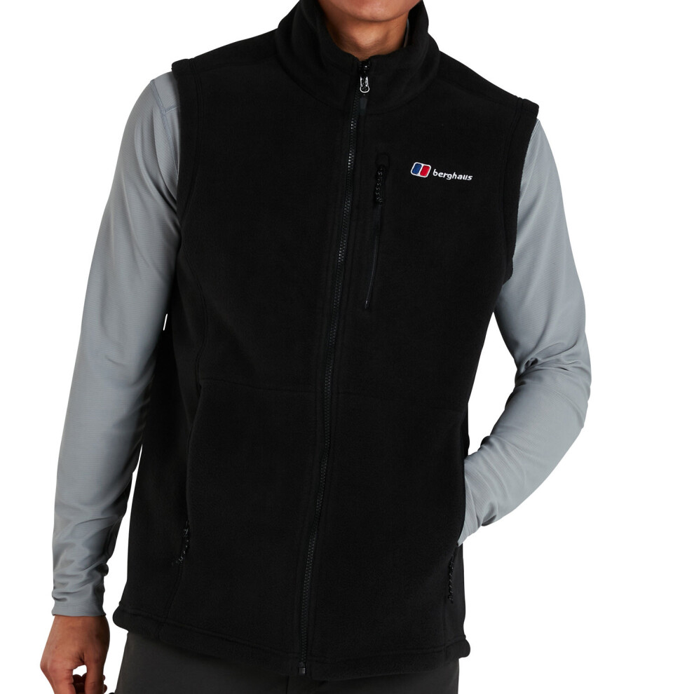 Berghaus Prism Polartec Interactive Mens Outdoor Fleece Vest Gilet Black 