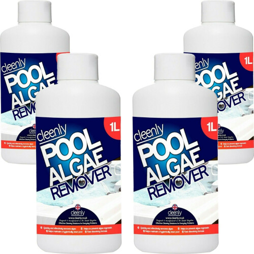 (4L) Cleenly Algae Remover for Pools & Hot Tubs