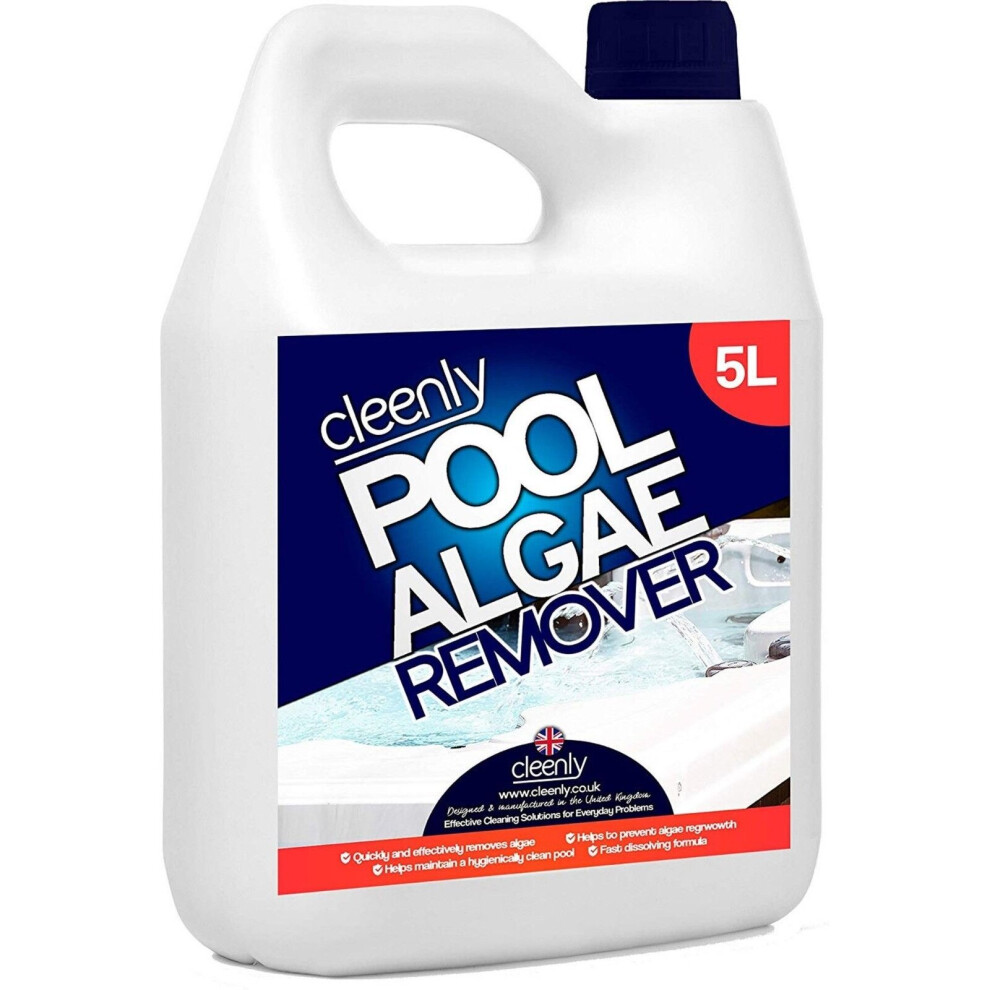 (5L) Cleenly Algae Remover for Pools & Hot Tubs