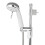 Croydex Croydex Flexi-Fit Four Function Metal Shower Set Steel Slide Adjust 4