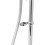 Croydex Croydex Flexi-Fit Four Function Metal Shower Set Steel Slide Adjust 3