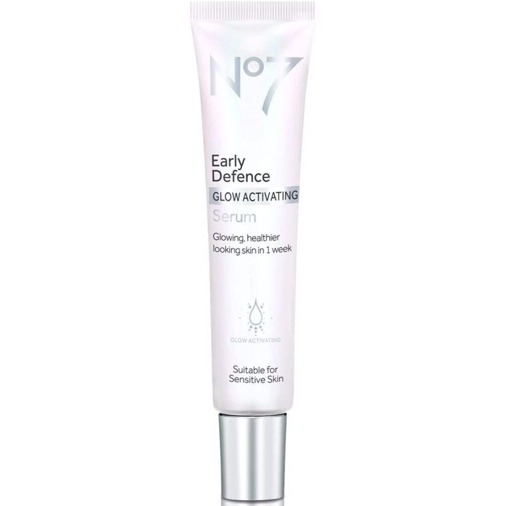 no7 serum early defence glow activating 30ml