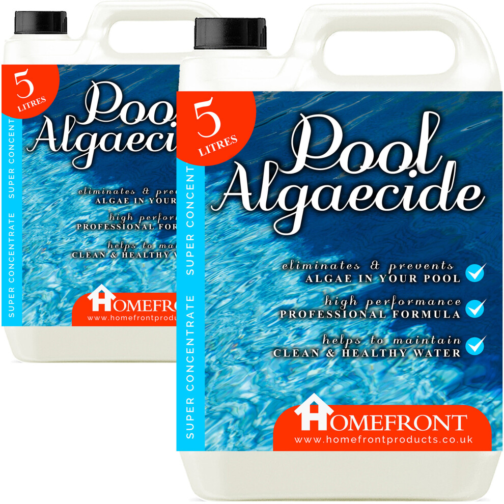 (10L) Homefront Algae Remover for Pools & Hot Tubs