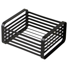 Black Flat Iron Metal Napkin Serviette Holder Dispenser Kitchen Dining Storage