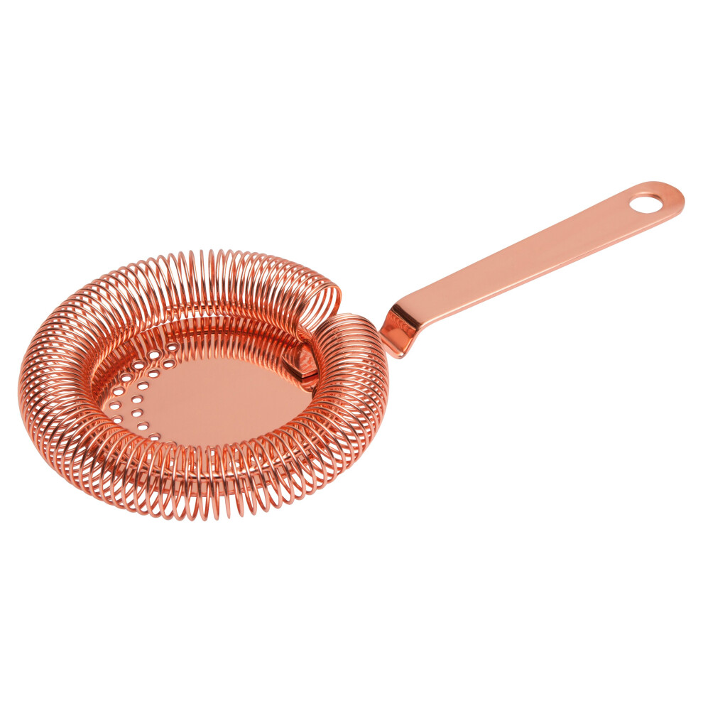 Beaumont Mezclar Copper Plated Cocktail Strainer