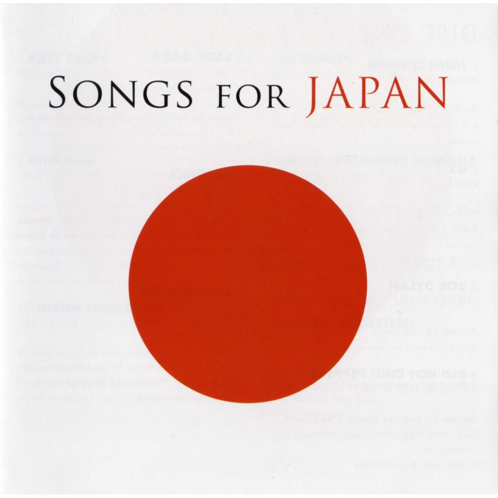 Sony Music Songs For Japan - Various - Cd