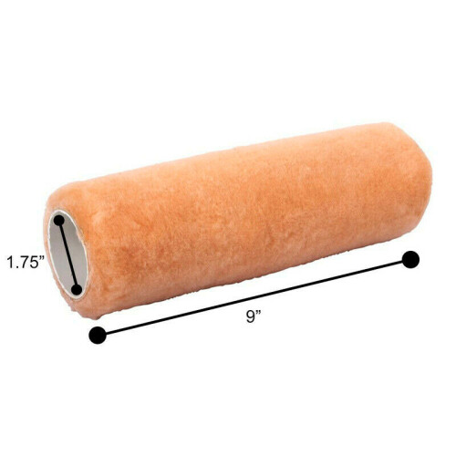 PRODEC 9" x 1.75" Medium Pile Merino Wool Sheepskin Cage Sleeve Roller Emulsion 2