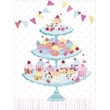Pack Of 10 Blank Glitter Greeting Cards Notelets Suit Any Occasion Stationery
