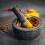 Pestle and Mortar Set Durable Natural Granite Stone Spice Herb Crusher 5