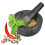 Pestle and Mortar Set Durable Natural Granite Stone Spice Herb Crusher 4