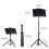 Atril Ajustable Para Orquesta TrÃpode Con Luz LED Bolsa Clip 5