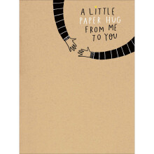 A Little Paper Hug From Me To You Greeting Card Blank Inside Any Occasion