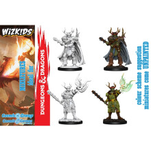 WizKids Pathfinder Deep Cuts Ongeverfde Miniaturen: Golf 10: Mannelijke Half-Ork Druid