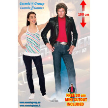 Star Knight Rider D.Hasselhoff Lifesiz Cutout