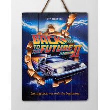 Doctor Collector BTTF Wood Poster 2