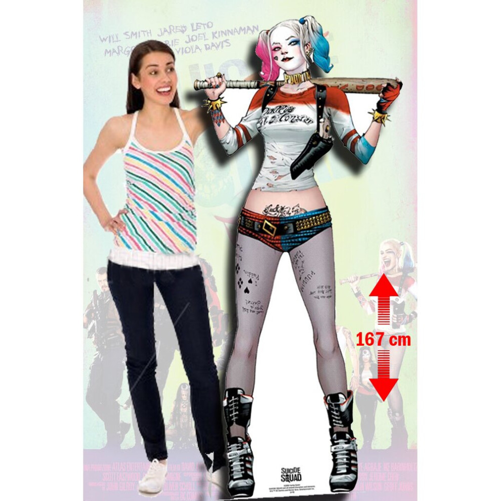 Star Suicide Squad Harley Comics Cutout