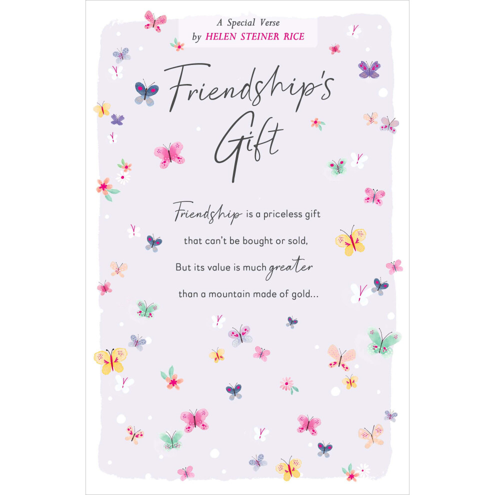 Helen Steiner Rice Friendship's Gift Greeting Card Sentimental Birthday Cards