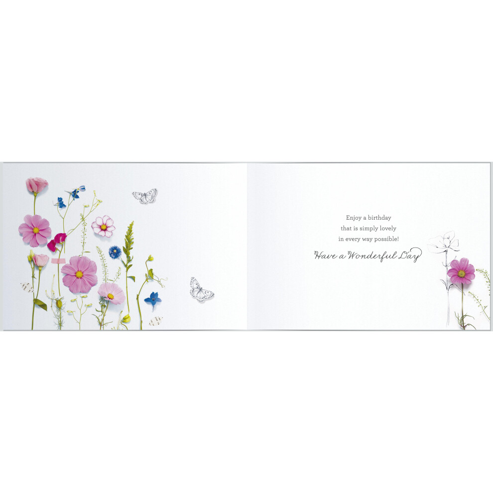 Wonderful Day Floral Flowers Birthday Greeting Card Into The Meadow Range Cards