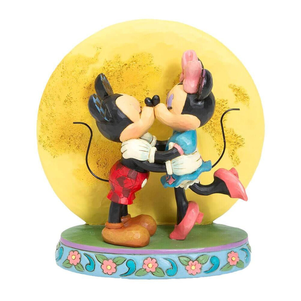 Disney Traditions Mickey and Minnie Mouse 'Magic and Moonlight' Figurine