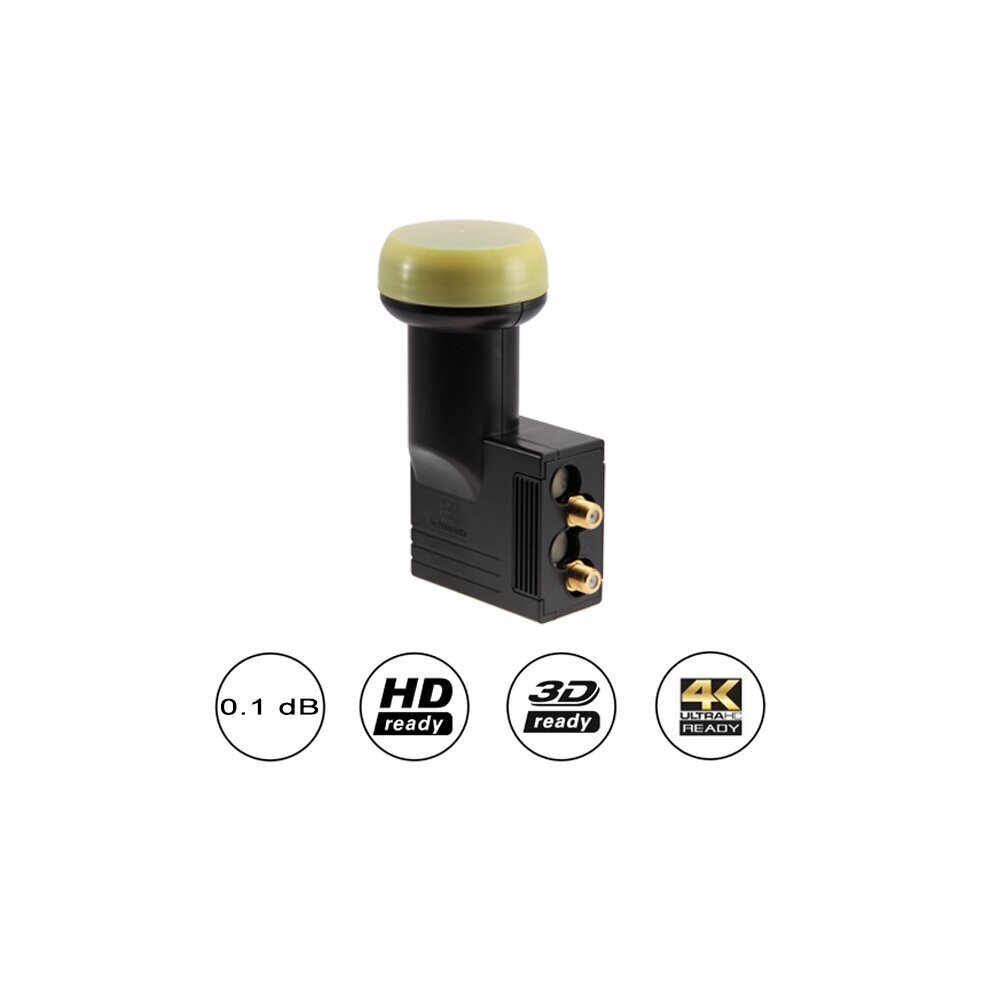 Technomate Tm-2 Super High Gain Universal 0.1Db Full Hd Dvb-S2 Twin Lnb Gold 7626009135708