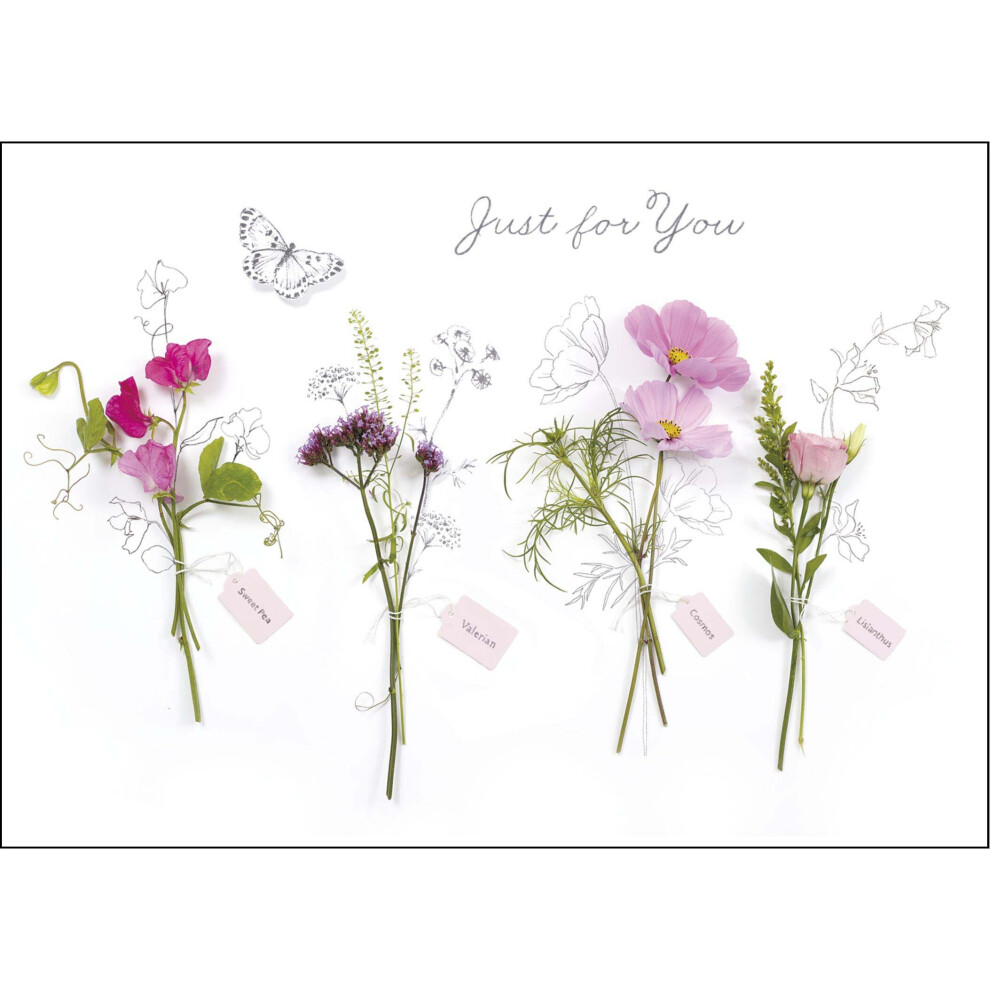 Just For You Floral Birthday Greeting Card Into The Meadow Range Cards